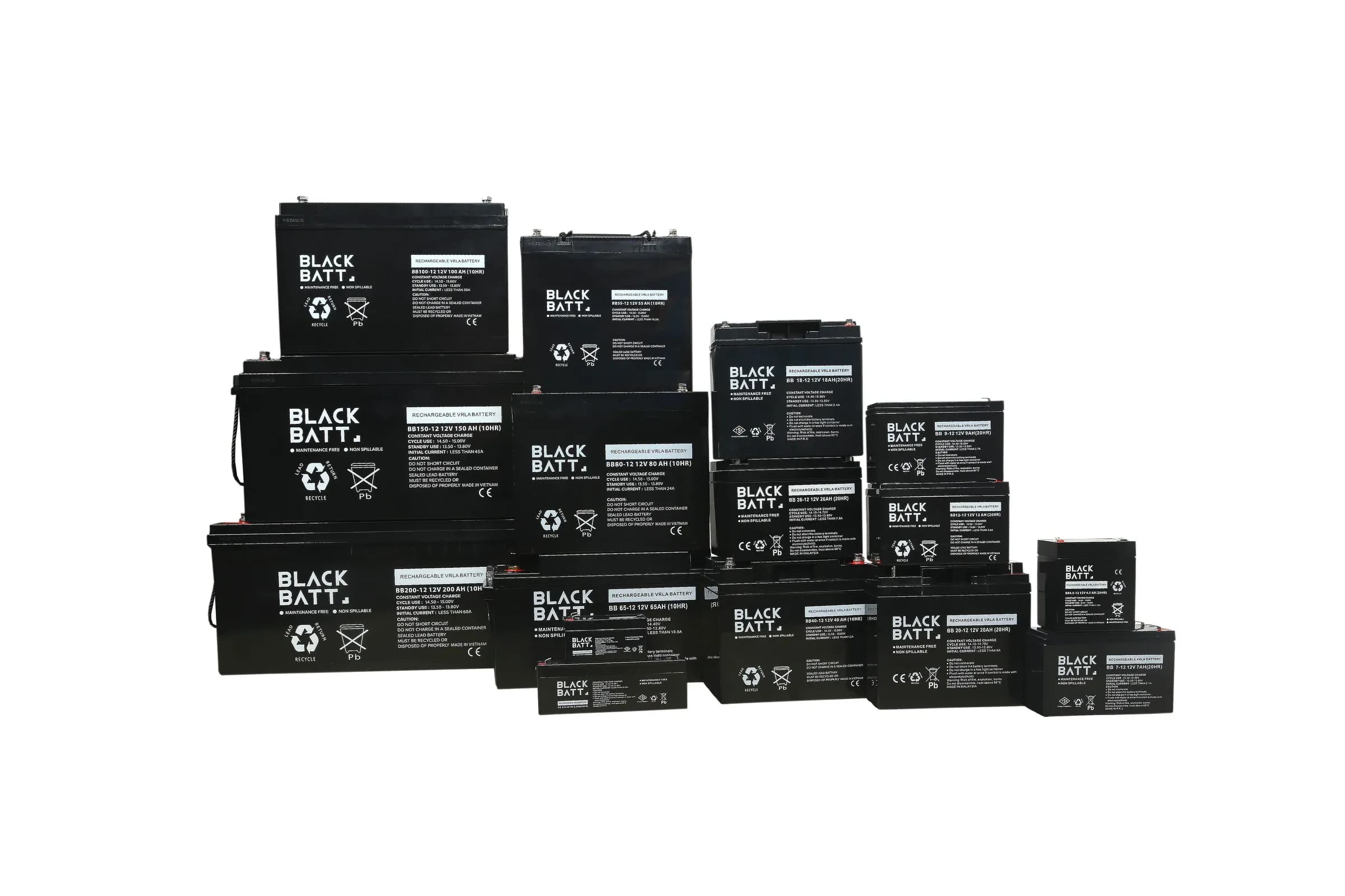 BlackBatt AGM VRLA Akü (TSE)